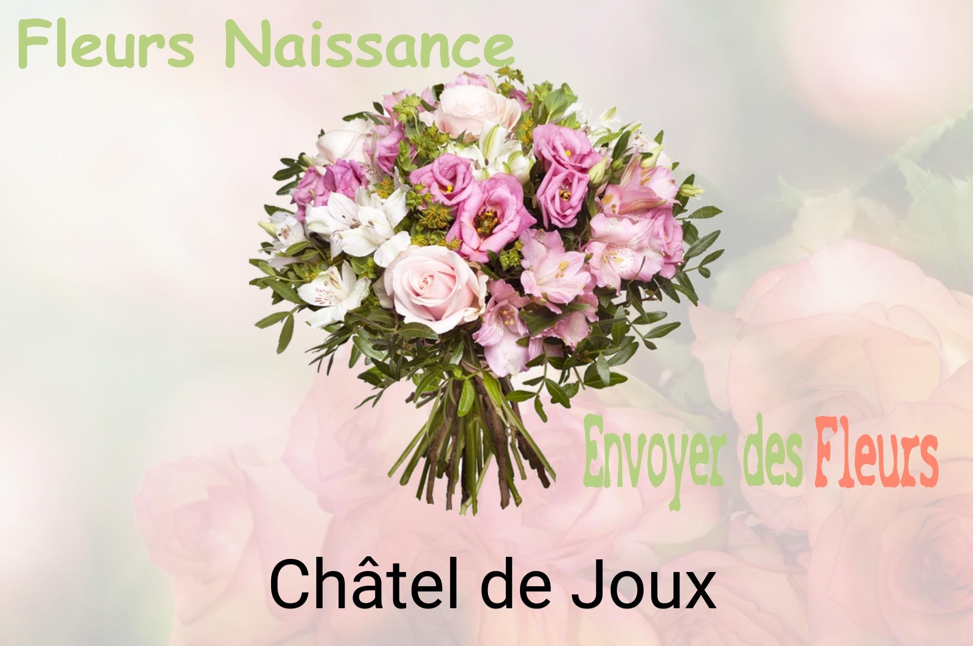 Bouquet de fleurs de naissance livré à Châtel-de-Joux